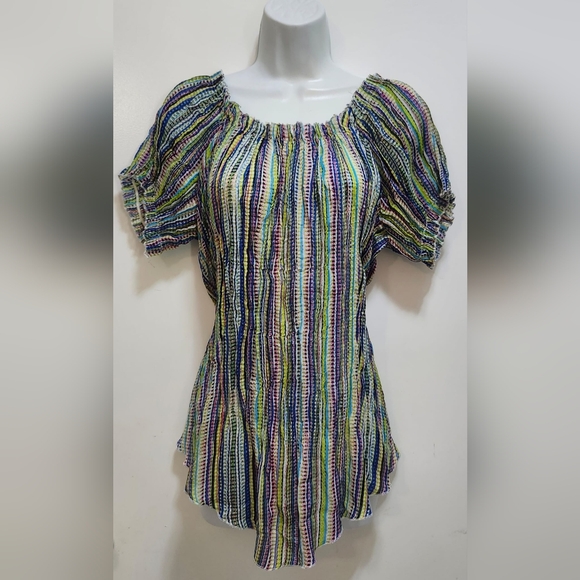 CATO WOMEN'S FLUTTER TOP - Picture 4 of 5